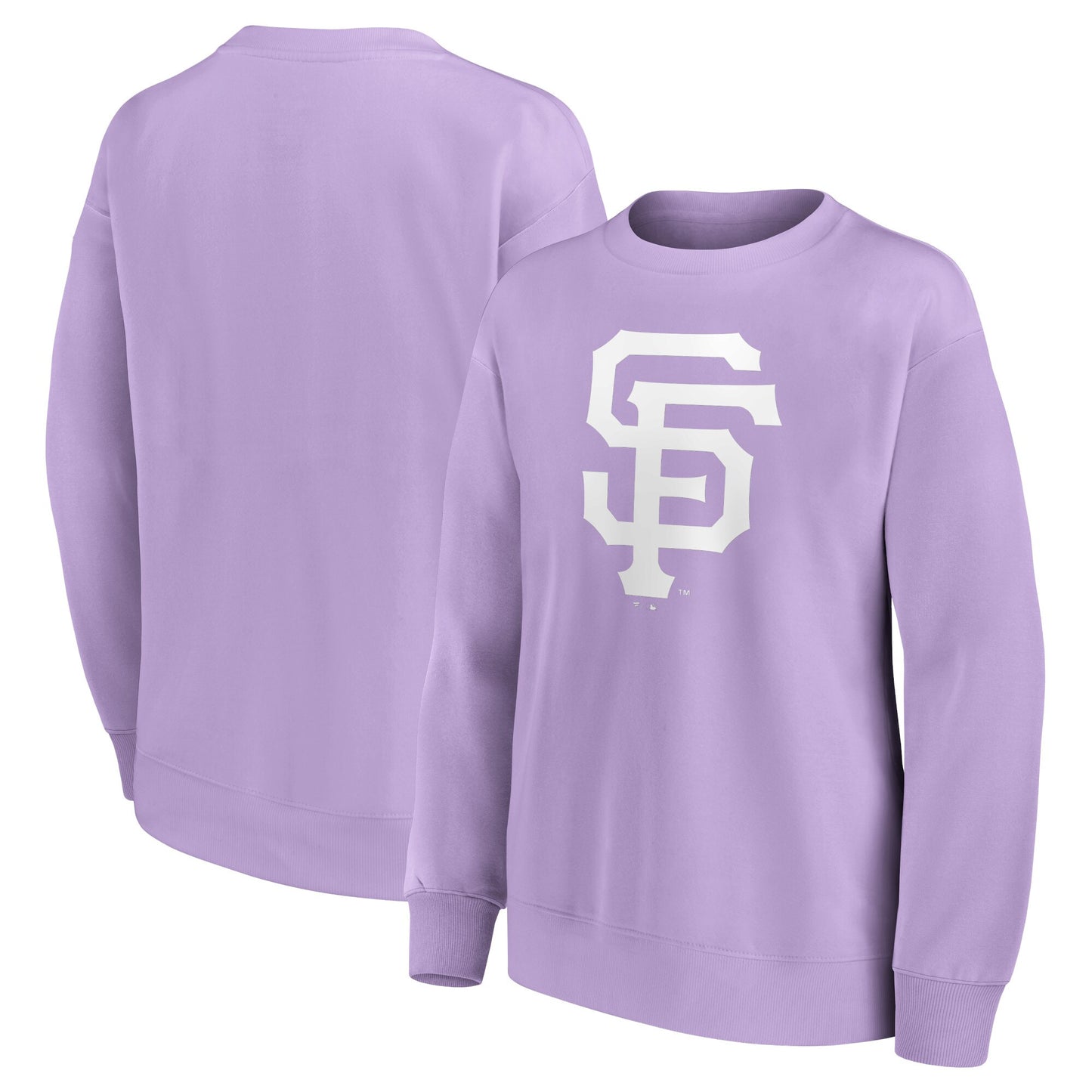 San Francisco Giants Mono Logo Graphic Oversized Crew Sweatshirt - Womens