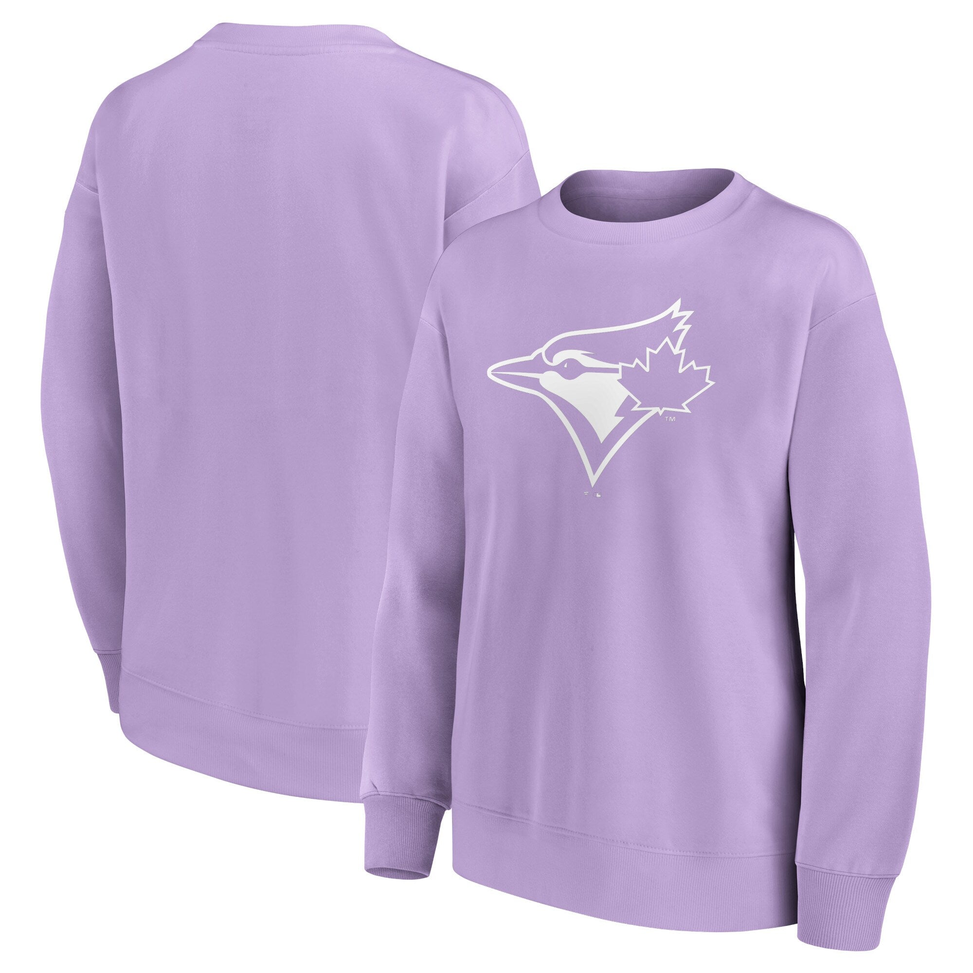 Toronto Blue Jays Mono Logo Graphic Oversized Crew Sweatshirt - Womens