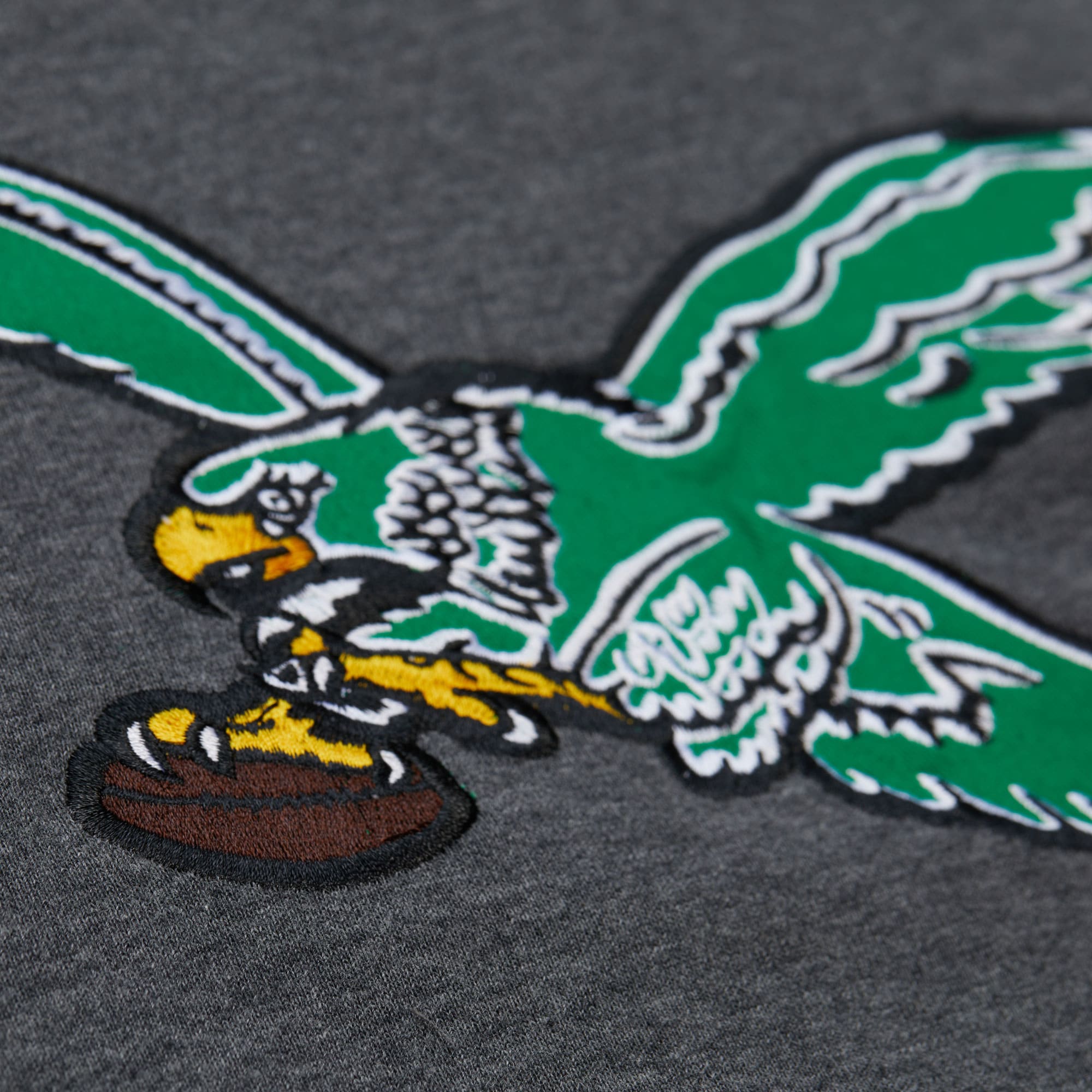 Philadelphia Eagles Mitchell & Ness Vintage Logo Legacy Collection Fleece Hoodie - Mens