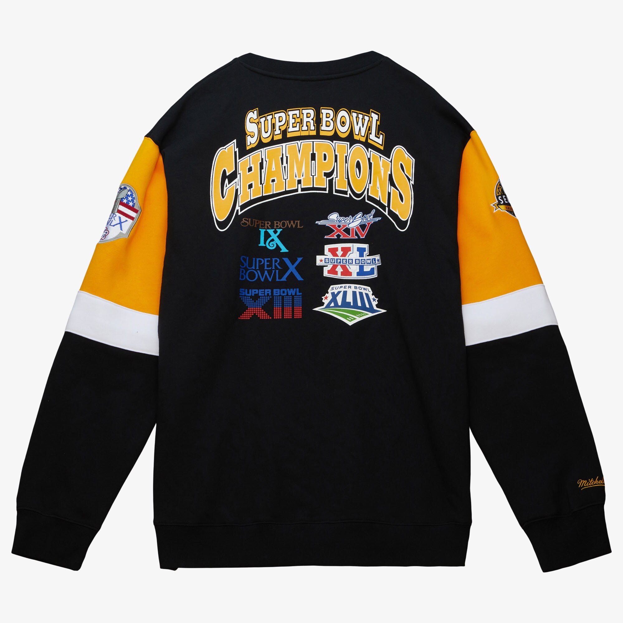 Pittsburgh Steelers Mitchell & Ness All Over Crew 3.0