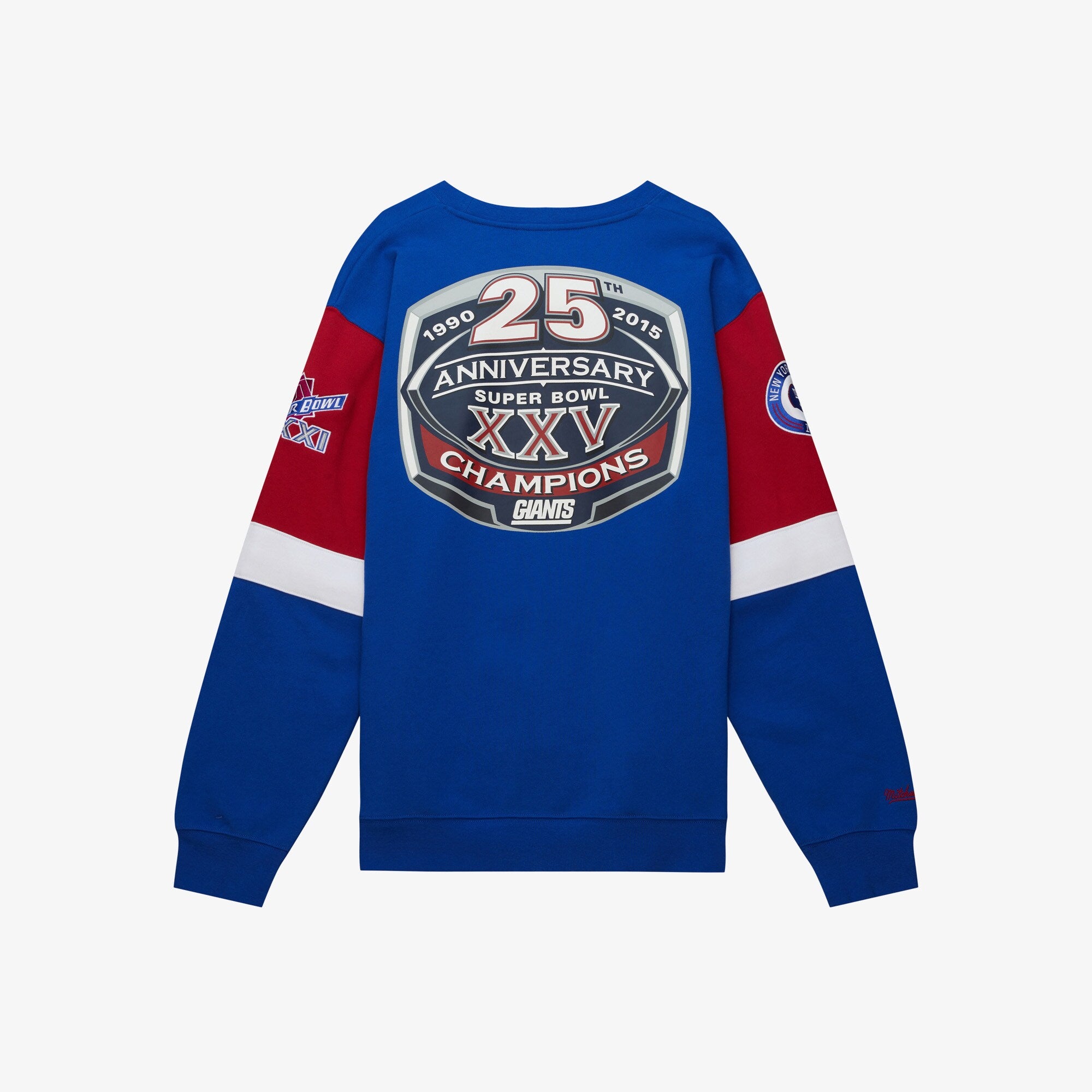 New York Giants Mitchell & Ness All Over Crew 3.0