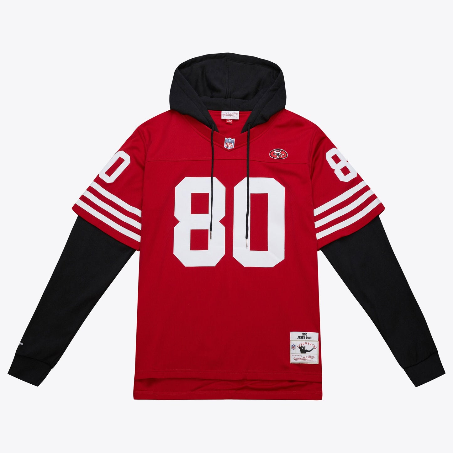 San Francisco 49ers Mitchell & Ness Jersey Hoodie Jerry Rice