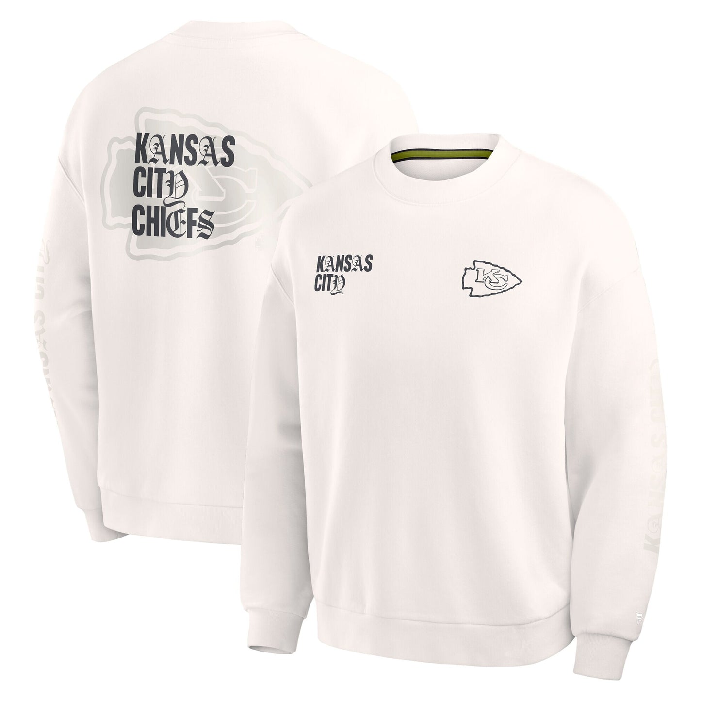 Kansas City Chiefs Elements Type Play Crew Sweat - Mens