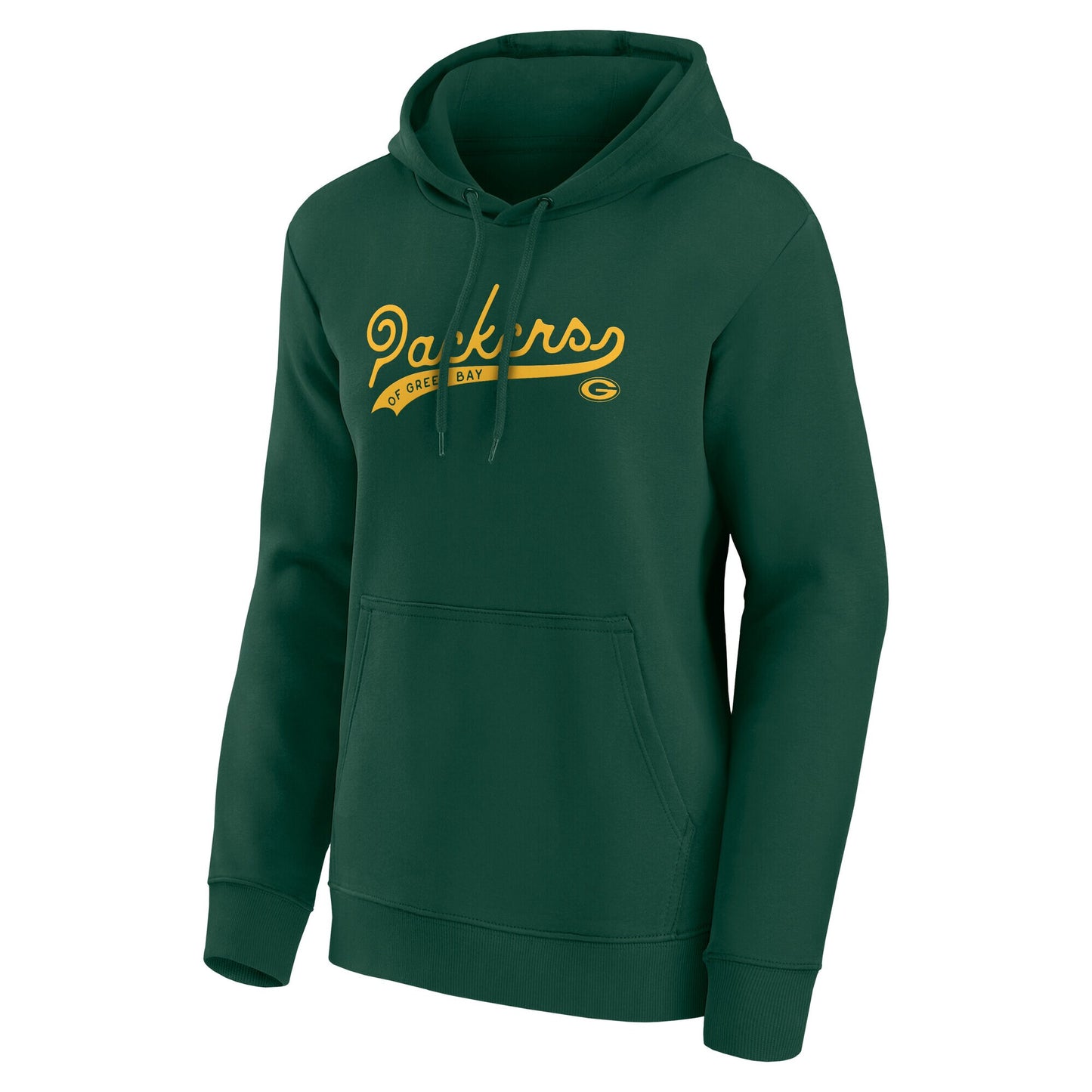 Green Bay Packers Retro Pendant Hoodie - Womens