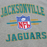 Jacksonville Jaguars Mitchell & Ness All Over Crew 4.0 Vintage Logo