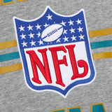 Jacksonville Jaguars Mitchell & Ness All Over Crew 4.0 Vintage Logo