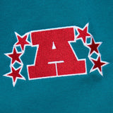 Jacksonville Jaguars Mitchell & Ness All Over Crew 4.0 Vintage Logo