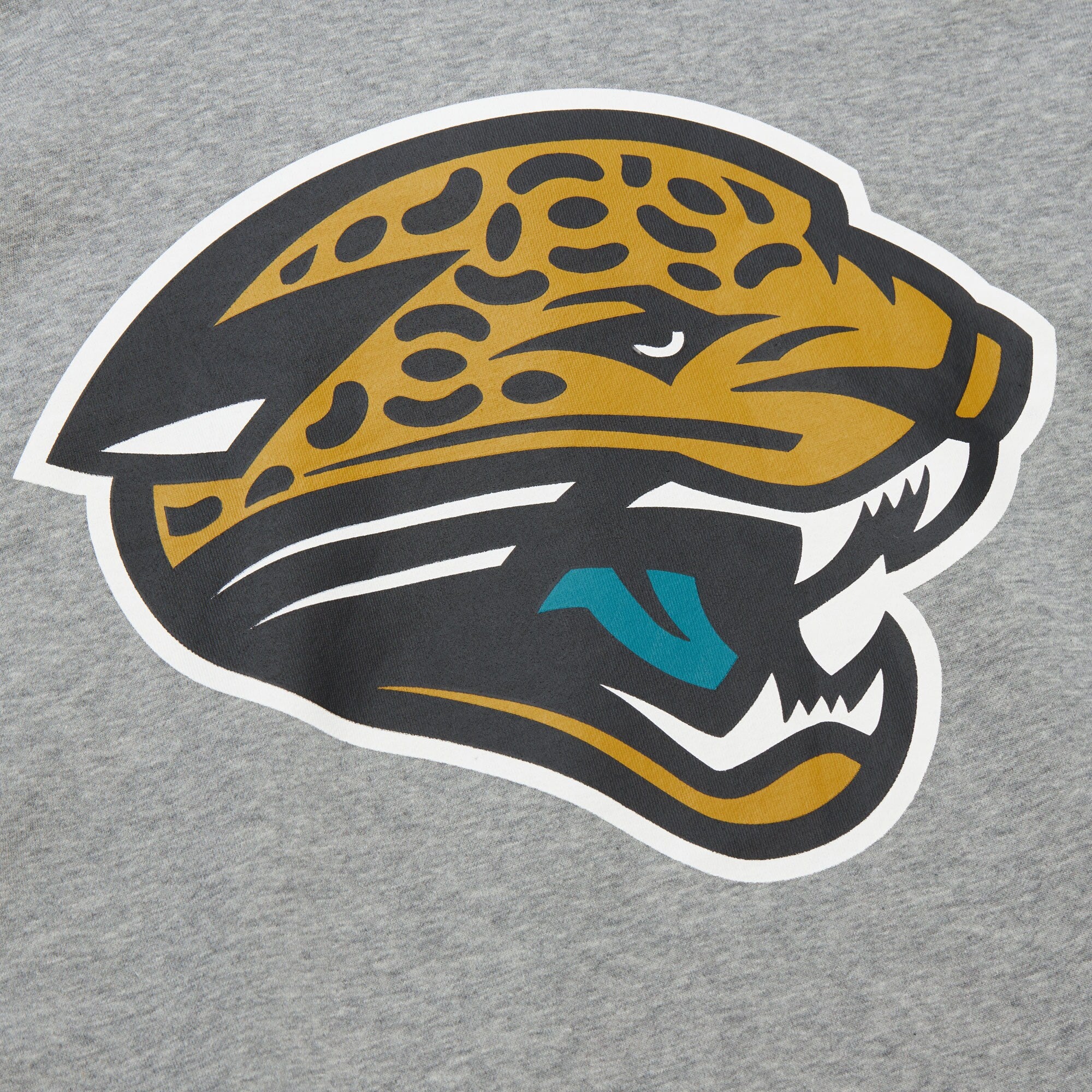 Jacksonville Jaguars Mitchell & Ness All Over Crew 4.0 Vintage Logo