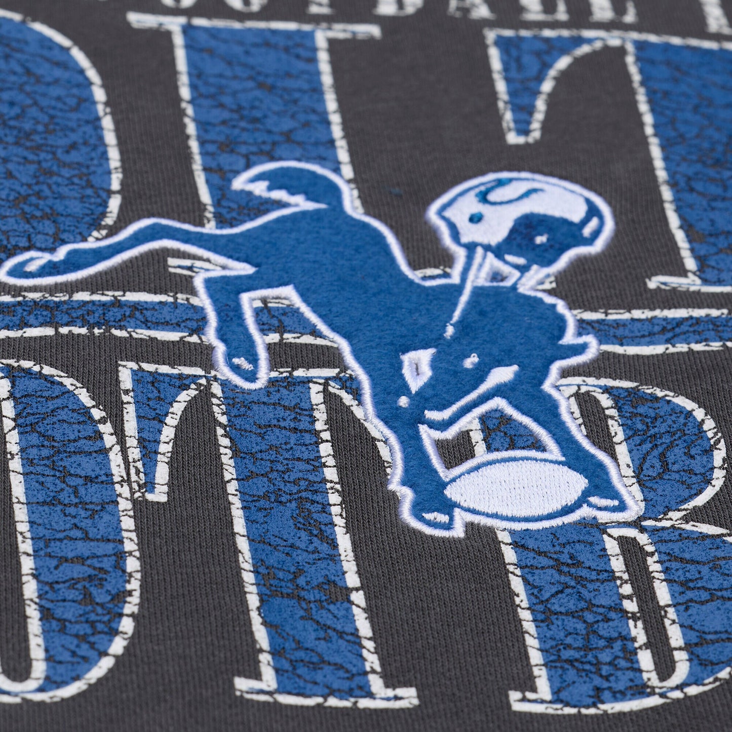 Indianapolis Colts Mitchell & Ness Downtown Fleece Crew - Mens