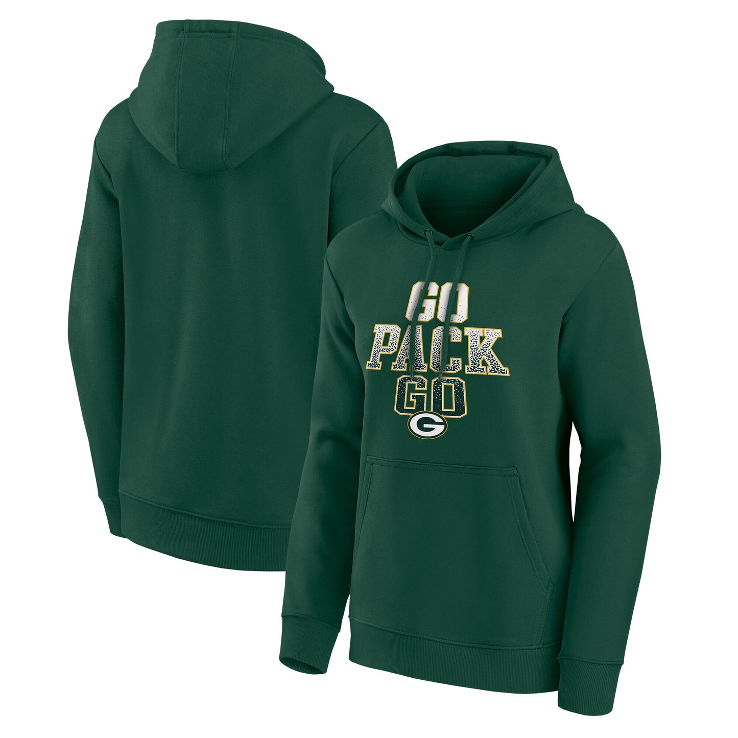 Green Bay Packers Hometown Heavy Hitter Graphic Hoodie - Womens