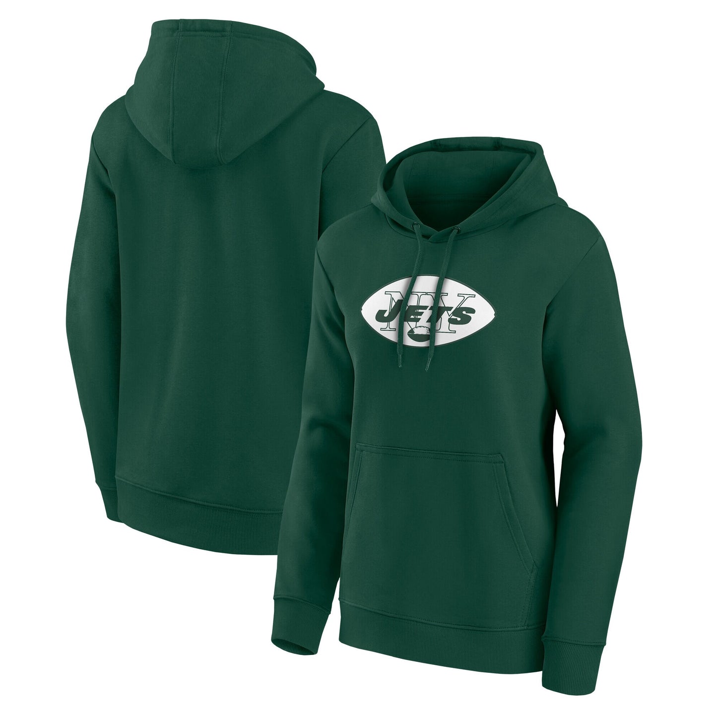 New York Jets Classic Logo Hoodie- Womens