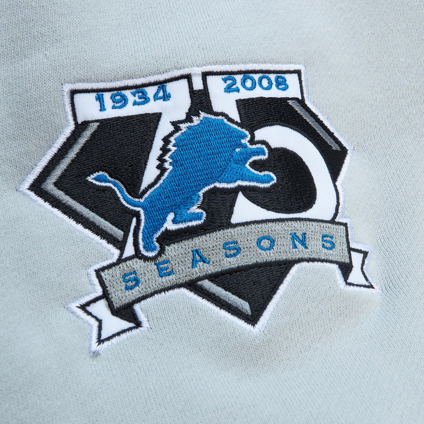 Detroit Lions Mitchell & Ness All Over Crew 3.0