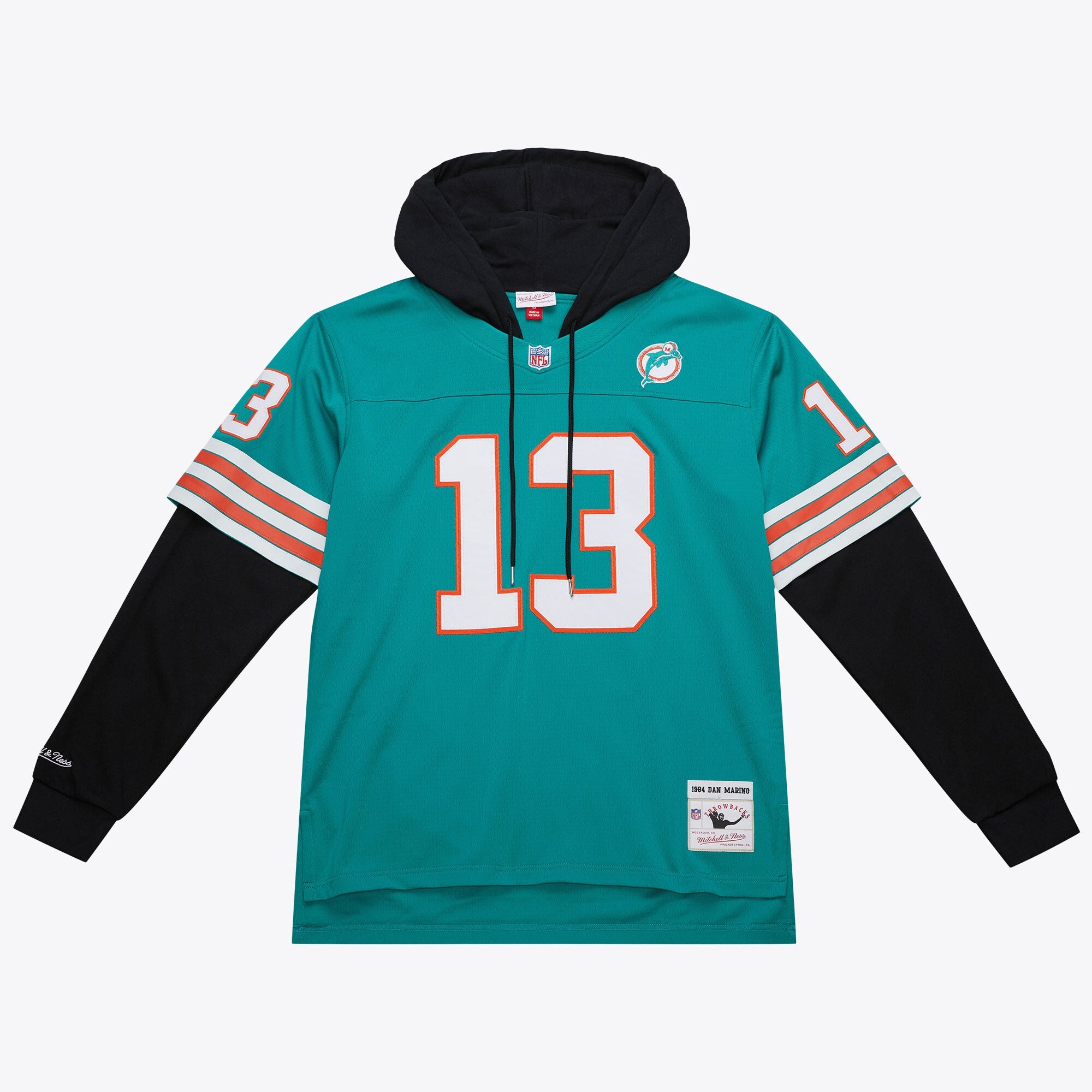 Miami Dolphins Mitchell & Ness Jersey Hoodie Dan Marino