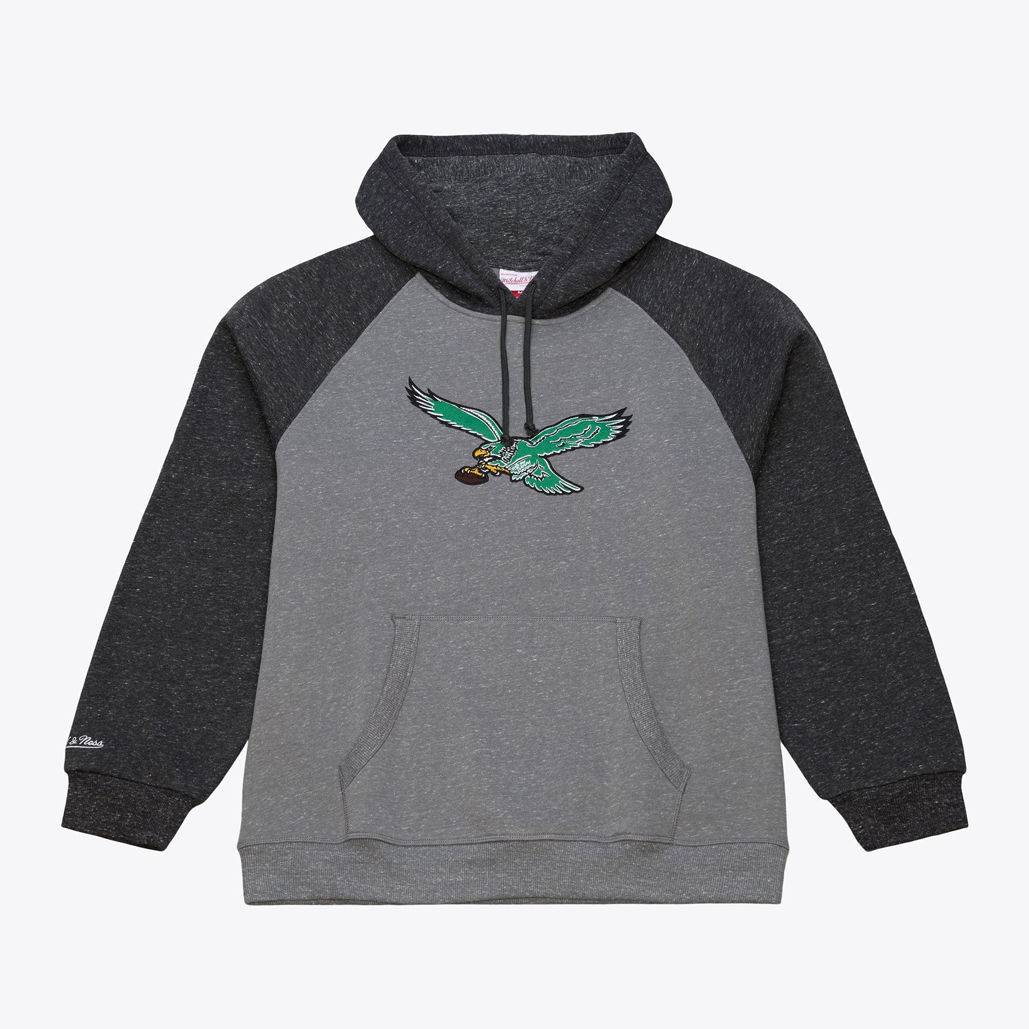 Philadelphia Eagles Mitchell & Ness Vintage Logo Winning Streak Fleece Hoodie - Mens