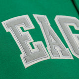 Philadelphia Eagles Mitchell & Ness Vintage Logo Courtside Button Front Fleece - Mens