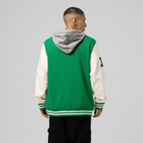 Philadelphia Eagles Mitchell & Ness Vintage Logo Courtside Button Front Fleece - Mens