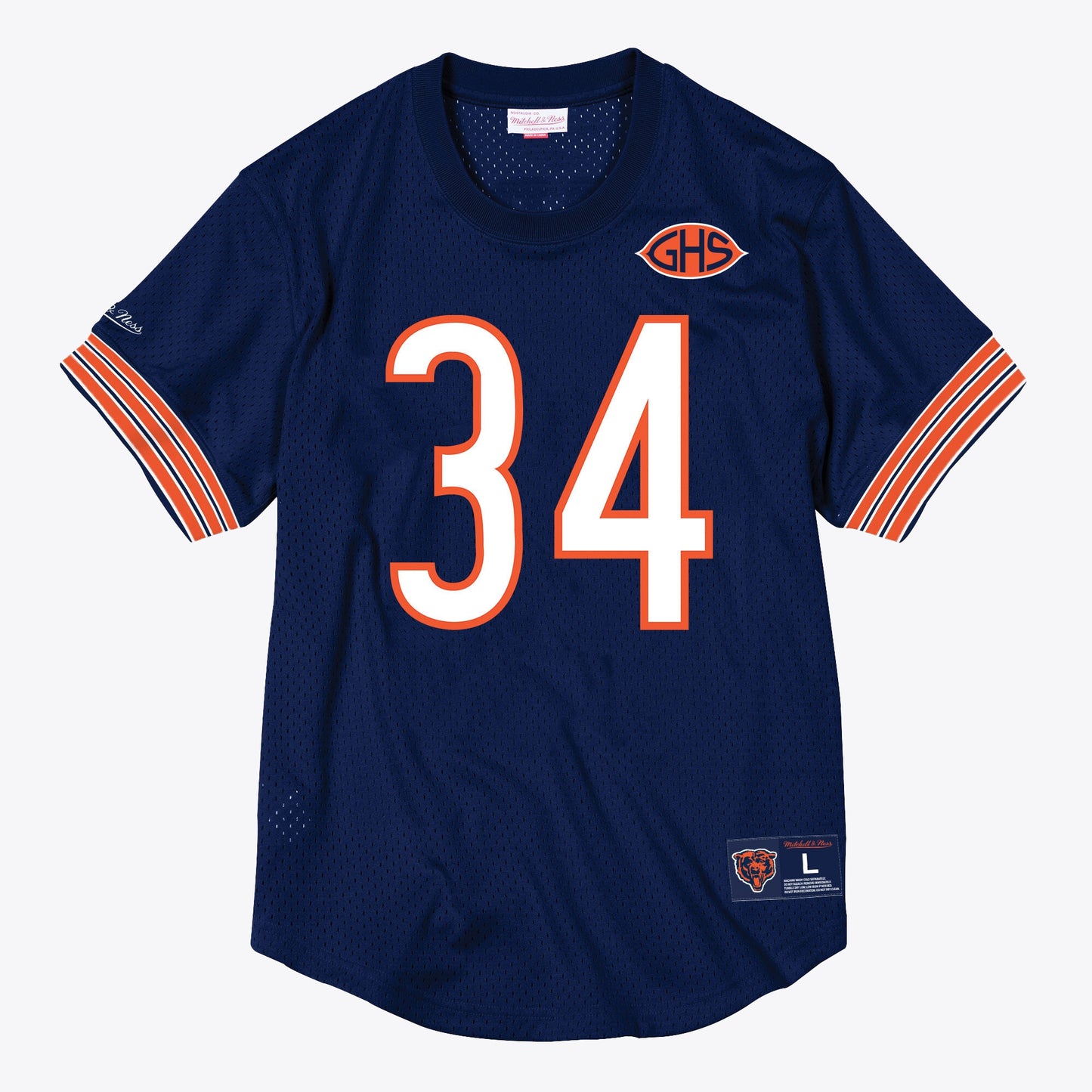 Chicago Bears Mitchell & Ness Mesh Name & Number Crewneck Walter Payton