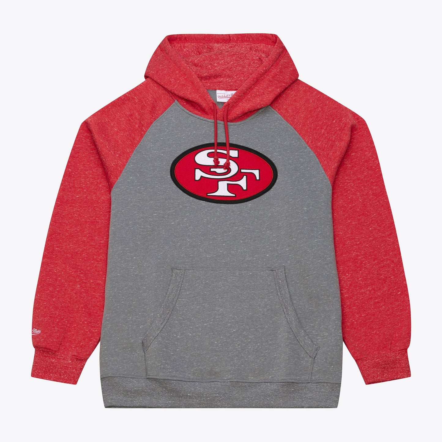 San Francisco 49ers Mitchell & Ness Vintage Logo Winning Streak Fleece Hoodie - Mens