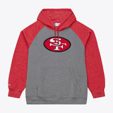 San Francisco 49ers Mitchell & Ness Vintage Logo Winning Streak Fleece Hoodie - Mens
