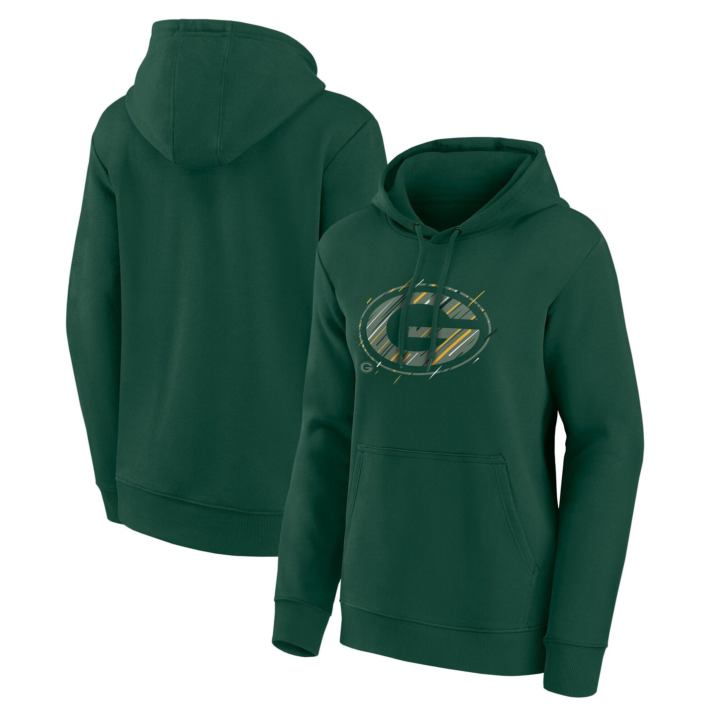 Green Bay Packers Etch Hoodie - Womens