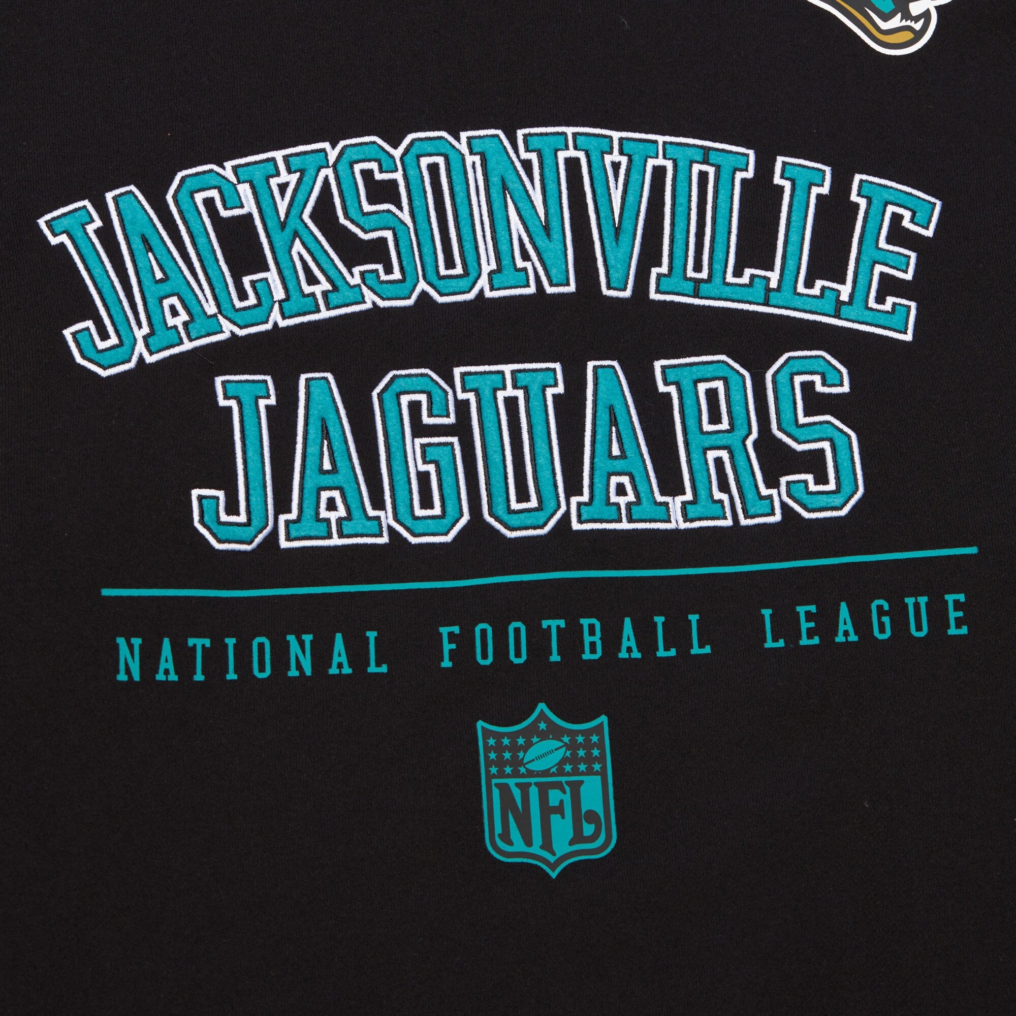 Jacksonville Jaguars Mitchell & Ness Retro Fleece Hoodie