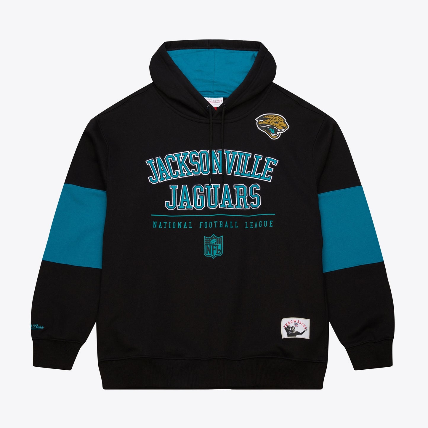 Jacksonville Jaguars Mitchell & Ness Retro Fleece Hoodie
