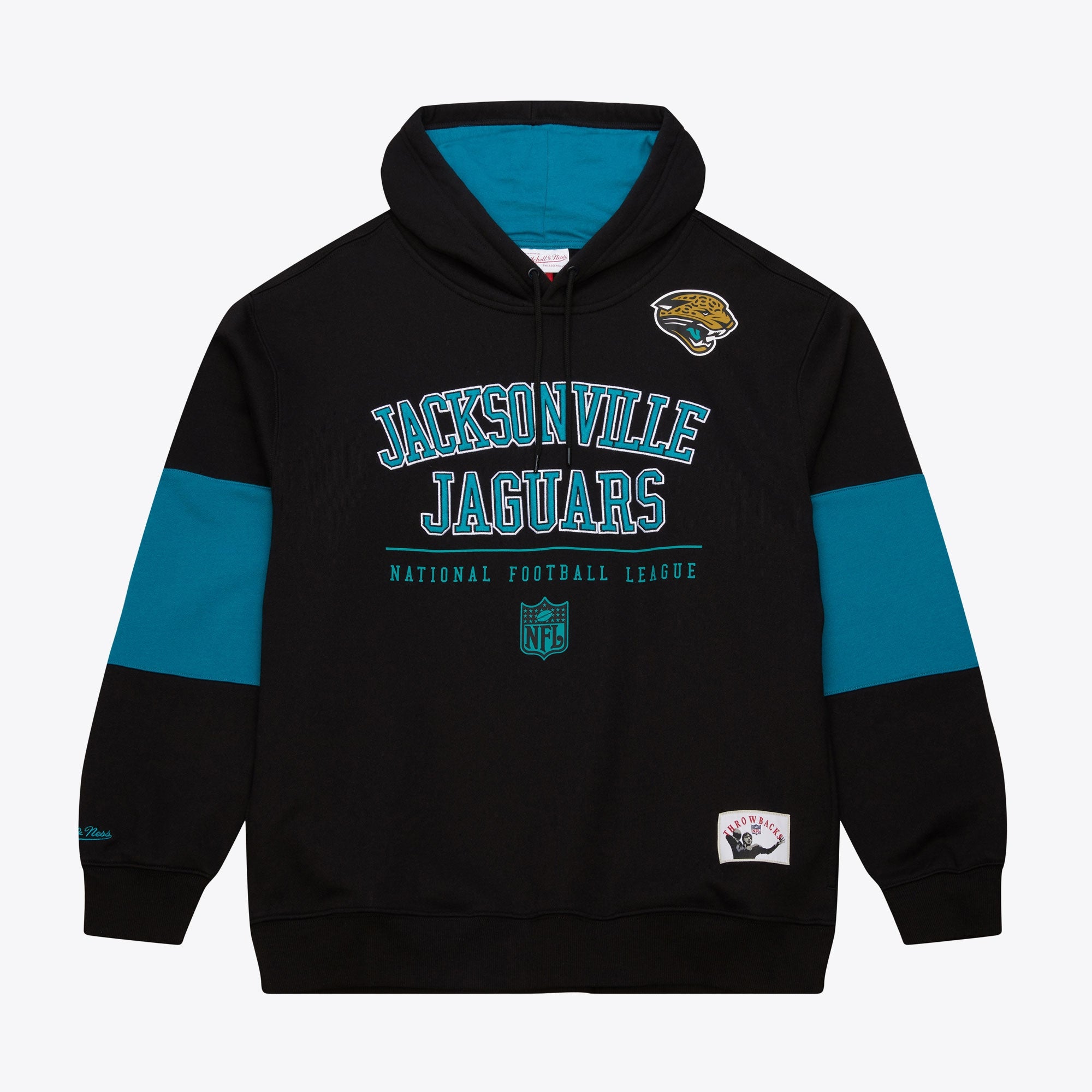 Jacksonville Jaguars Mitchell & Ness Retro Fleece Hoodie