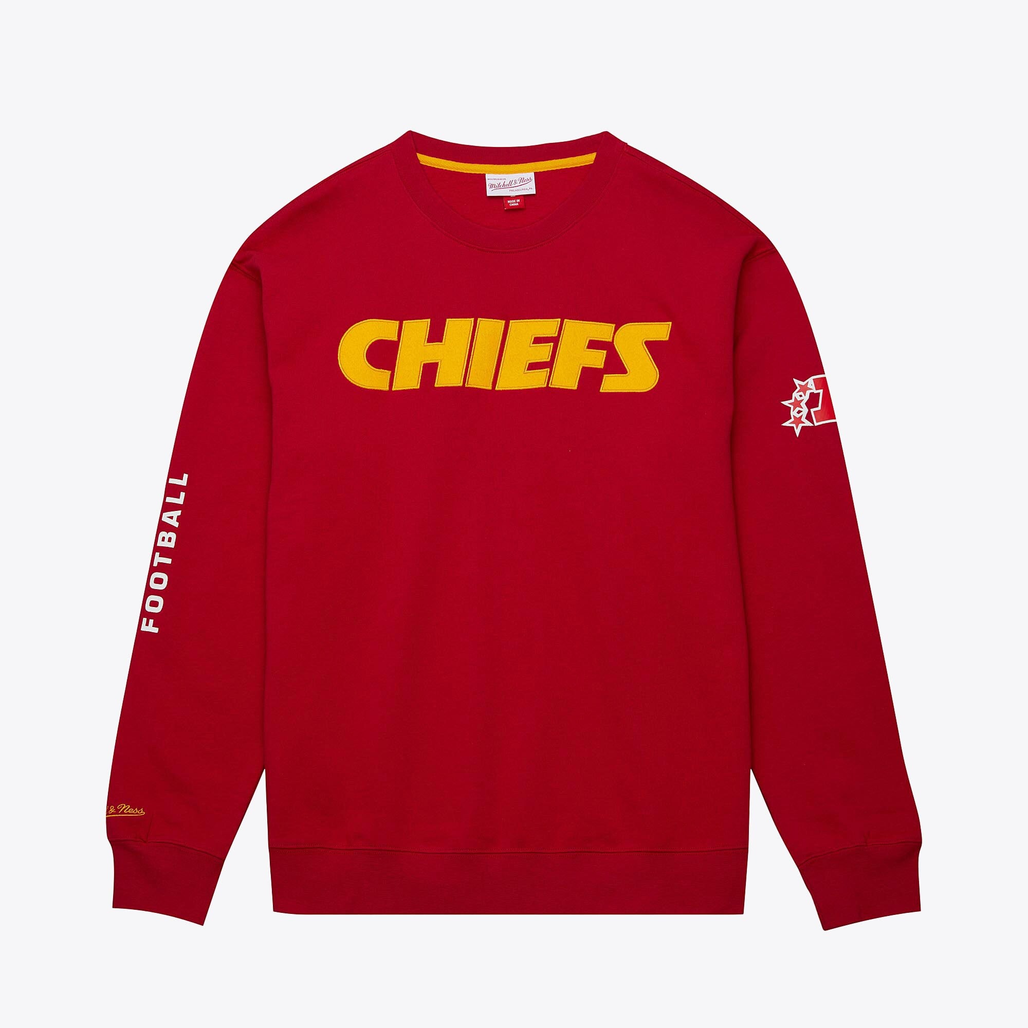 Kansas City Chiefs Mitchell & Ness There And Back Fleece Crew