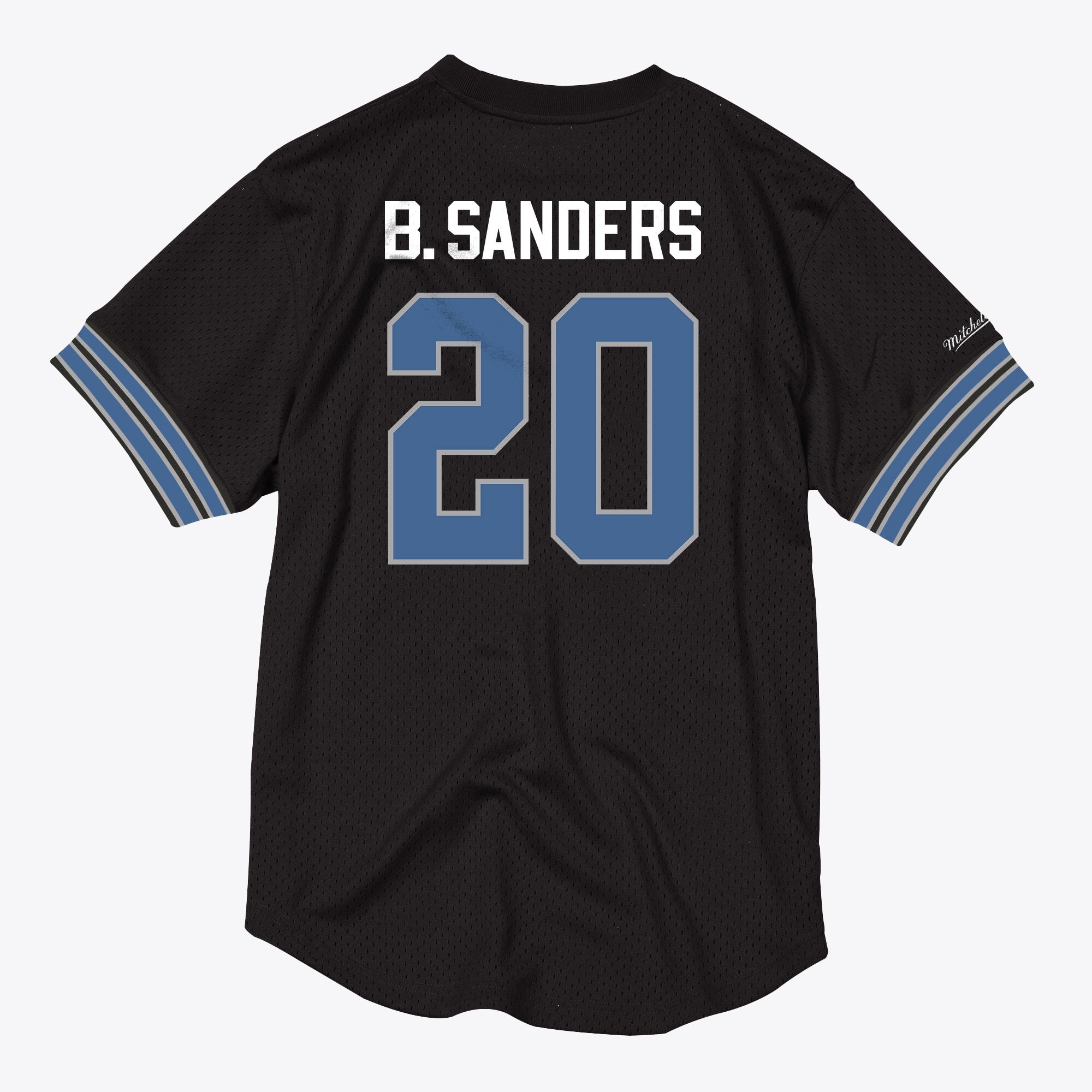 Detroit Lions Mitchell & Ness Name & Number Mesh Crew Neck Barry Sanders