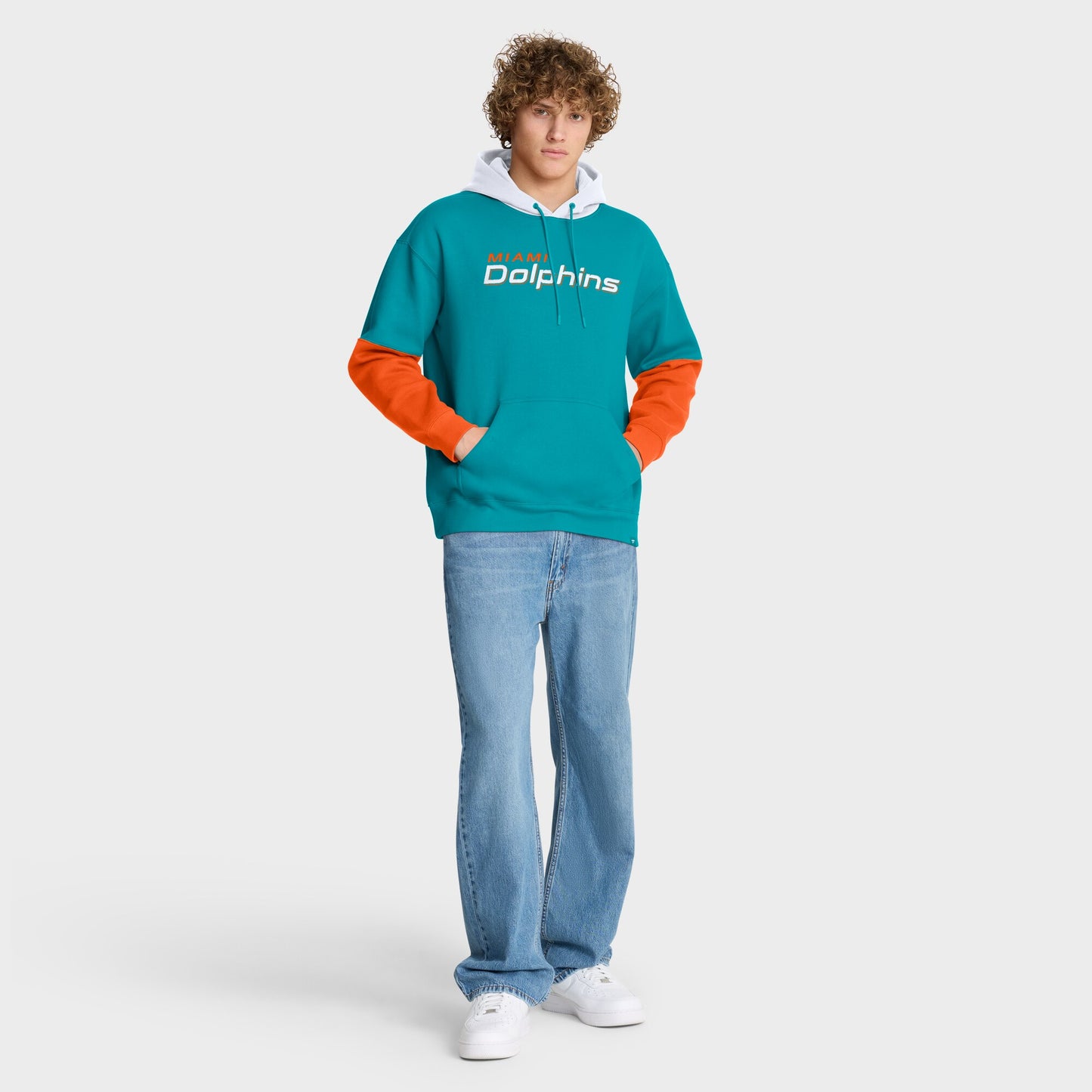 Miami Dolphins Fanatics RedZone Helmet Hoodie - Mens