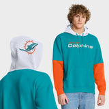 Miami Dolphins Fanatics RedZone Helmet Hoodie - Mens