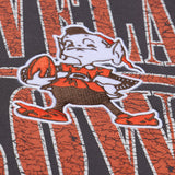 Cleveland Browns Mitchell & Ness Downtown Fleece Crew - Mens