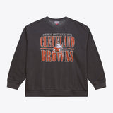 Cleveland Browns Mitchell & Ness Downtown Fleece Crew - Mens