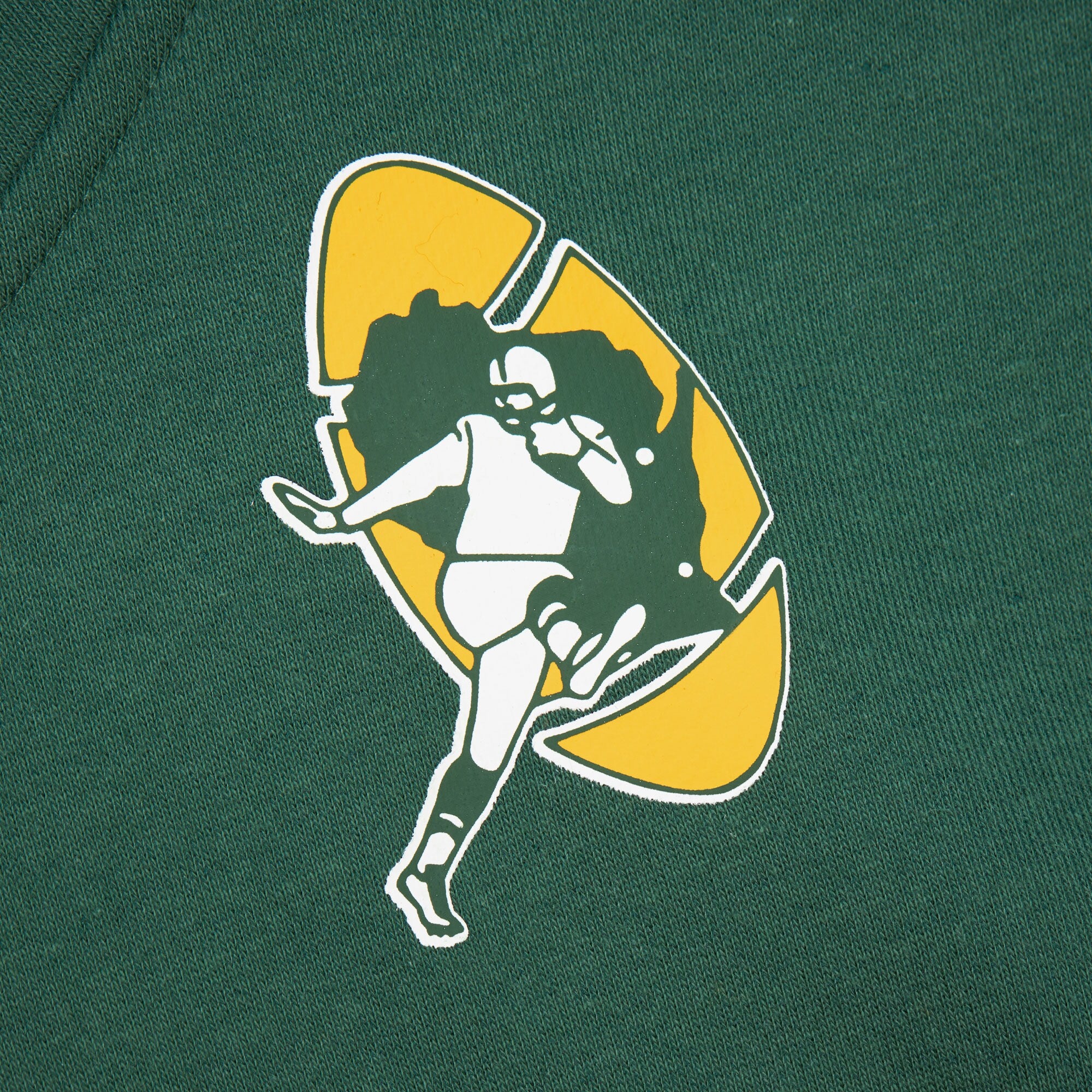Green Bay Packers Mitchell & Ness Retro Fleece Hoodie