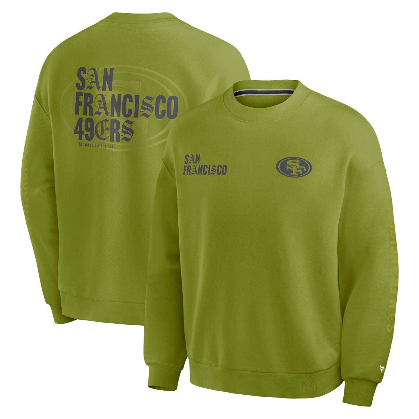 San Francisco 49ers Elements Type Play Crew Sweat - Mens