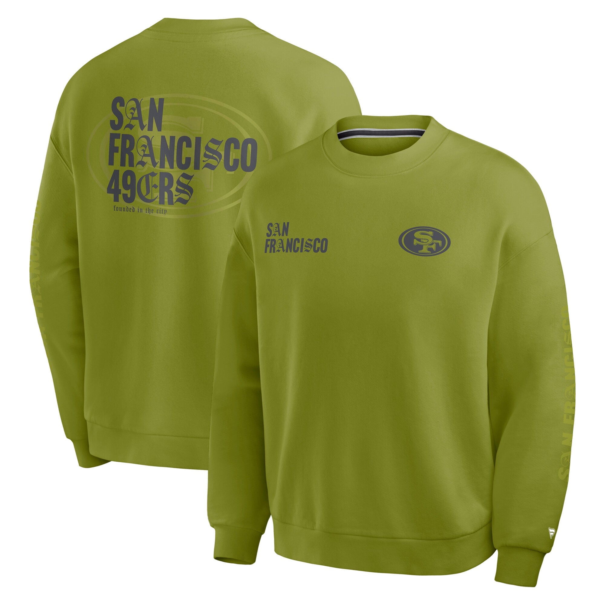 San Francisco 49ers Elements Type Play Crew Sweat - Mens