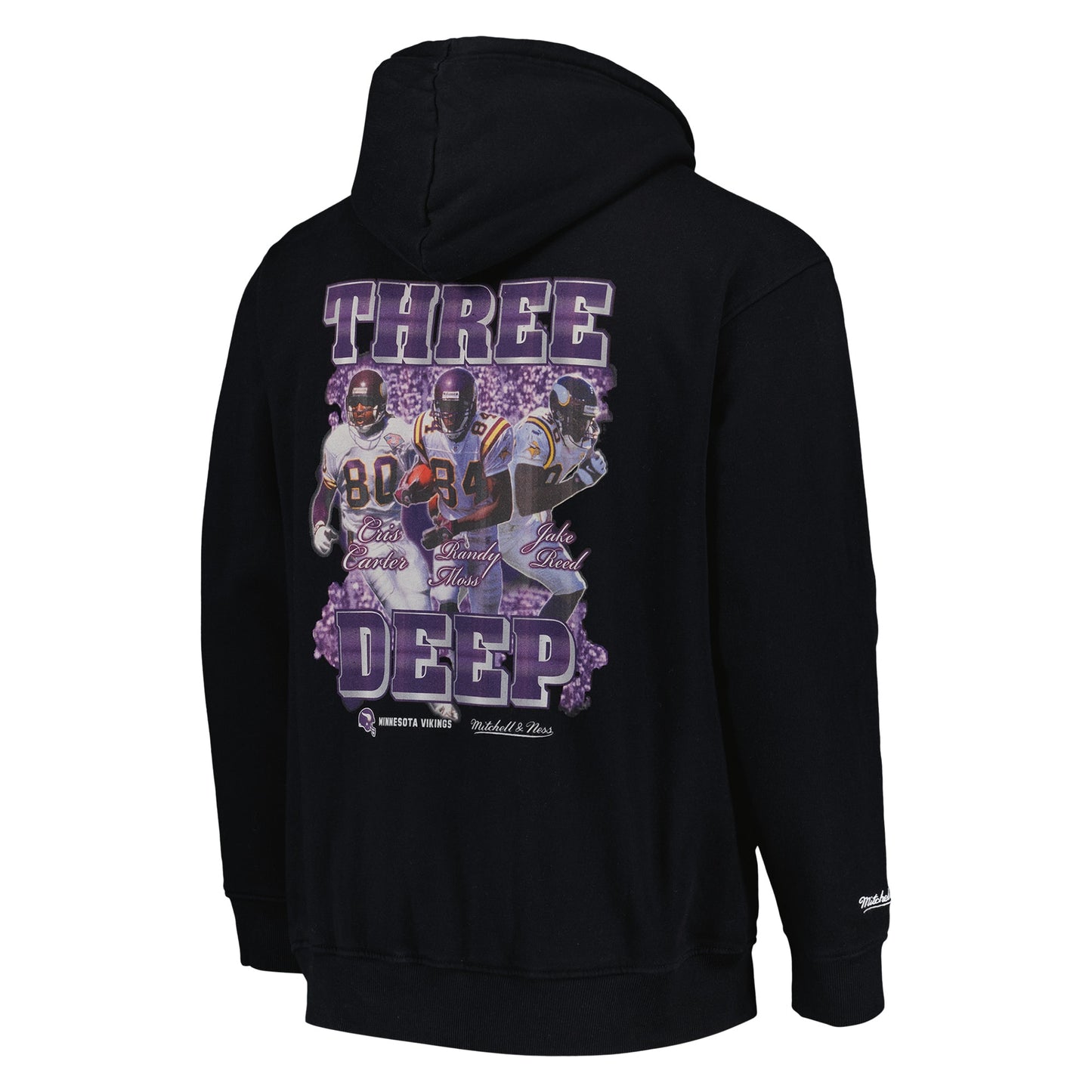 Minnesota Vikings Mitchell & Ness Three Deep Hoodie