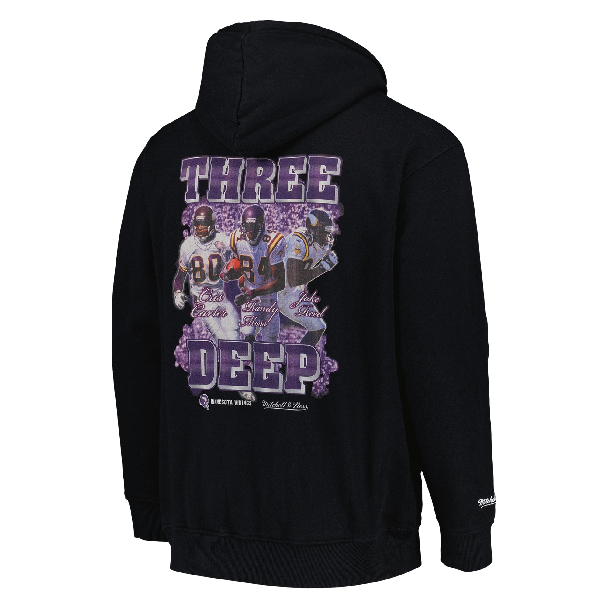 Minnesota Vikings Mitchell & Ness Three Deep Hoodie