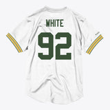 Green Bay Packers Mitchell & Ness Name & Number Mesh Crew Neck Reggie White 1996