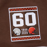Cleveland Browns Mitchell & Ness All Over Crew 4.0 Vintage Logo
