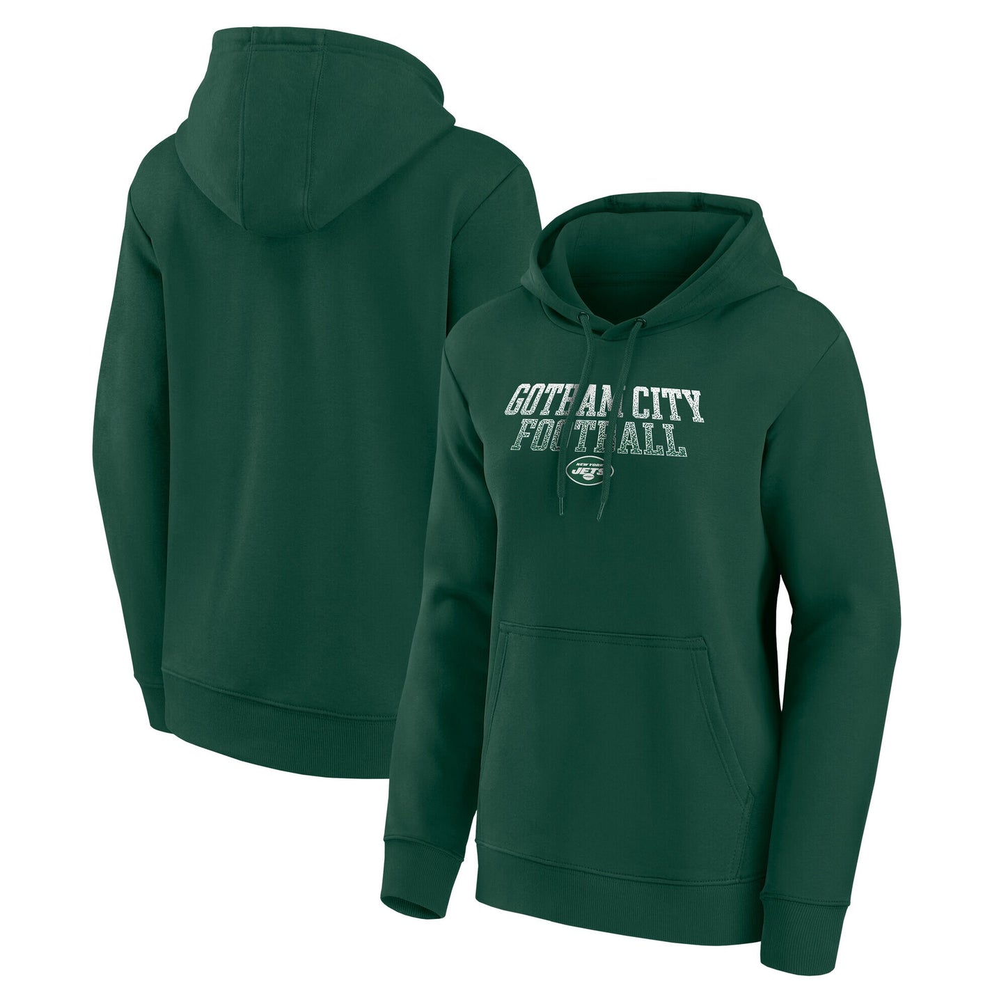 New York Jets Hometown Heavy Hitter Graphic Hoodie - Womens