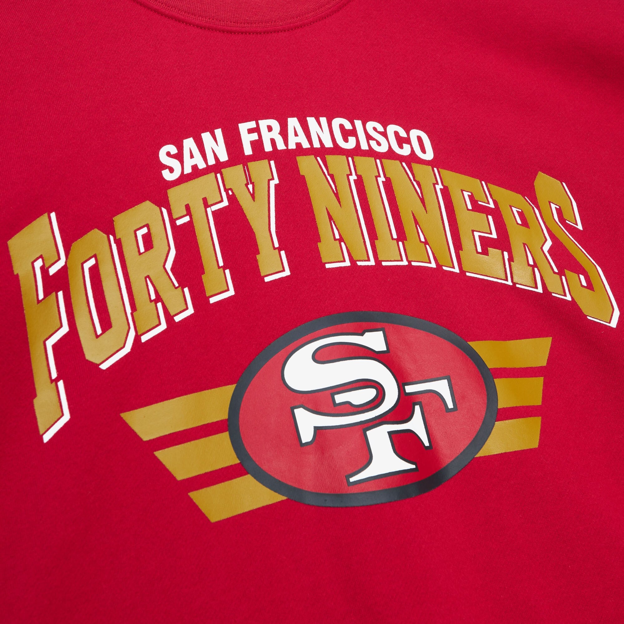 San Francisco 49ers Mitchell & Ness All Over Crew 3.0