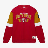 San Francisco 49ers Mitchell & Ness All Over Crew 3.0