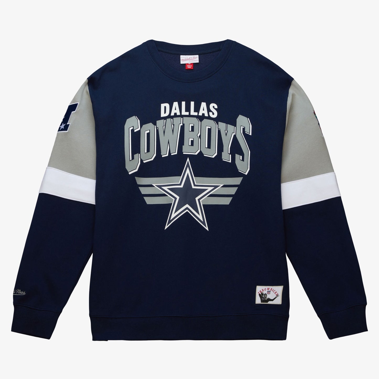 Dallas Cowboys Mitchell & Ness All Over Crew 3.0