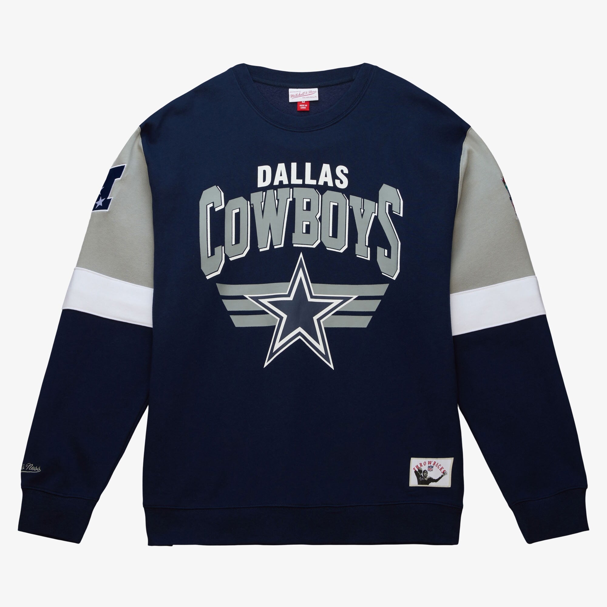 Dallas Cowboys Mitchell & Ness All Over Crew 3.0