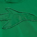 New York Jets Mitchell & Ness Vintage Logo Downtown Collection Hoodie - Mens