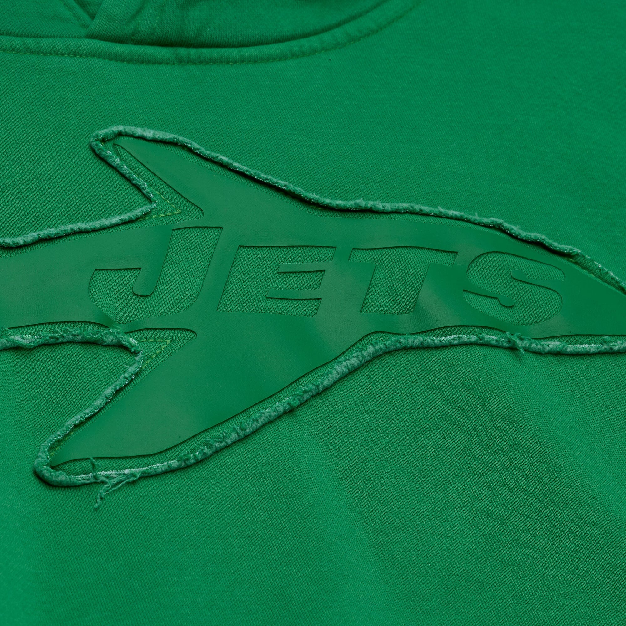 New York Jets Mitchell & Ness Vintage Logo Downtown Collection Hoodie - Mens