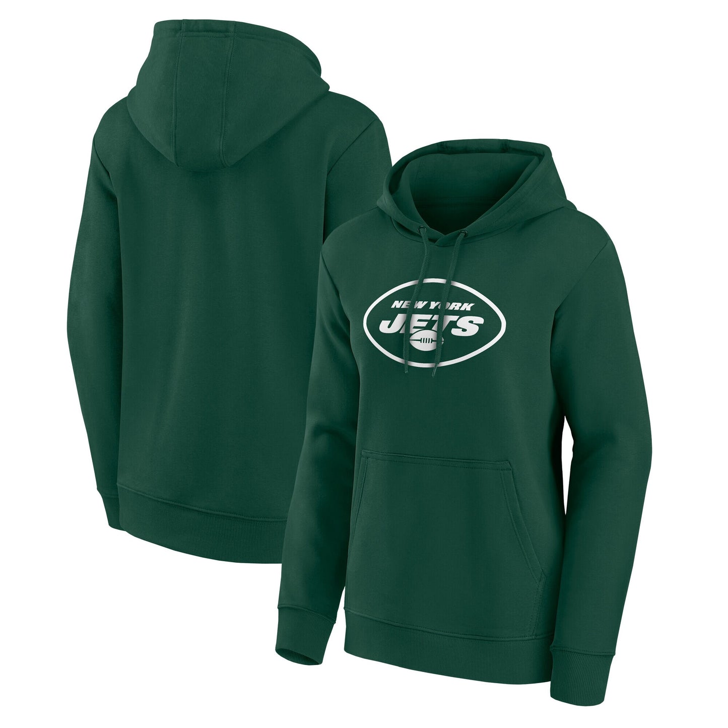 New York Jets Primary Logo Graphic Hoodie - Womens
