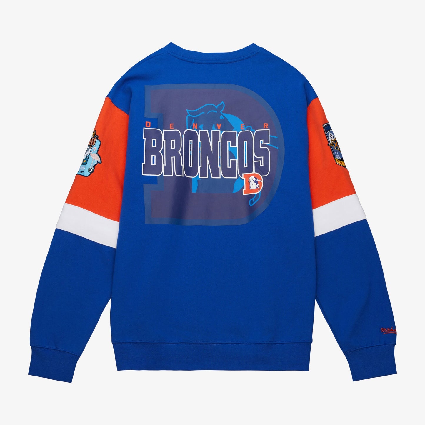 Denver Broncos Mitchell & Ness All Over Crew 3.0
