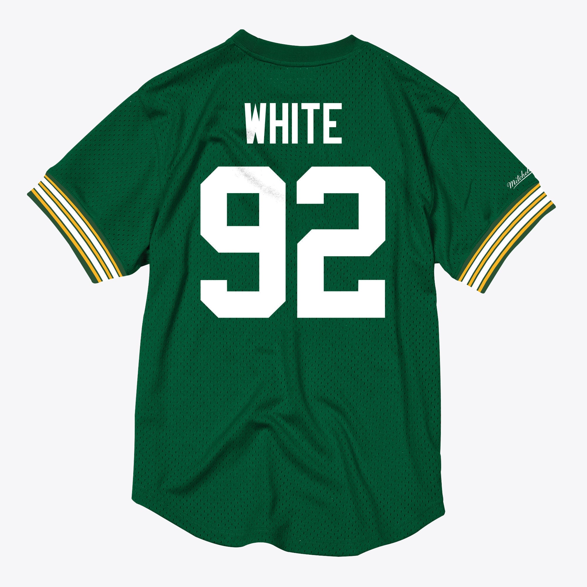 Green Bay Packers Mitchell & Ness Mesh Name & Number Crewneck 1996 Reggie White